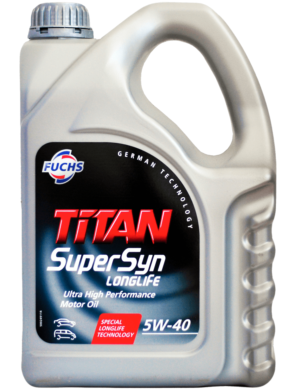 Моторное масло Fuchs TITAN Supersyn LONGLIFE 5W-40, 4л 